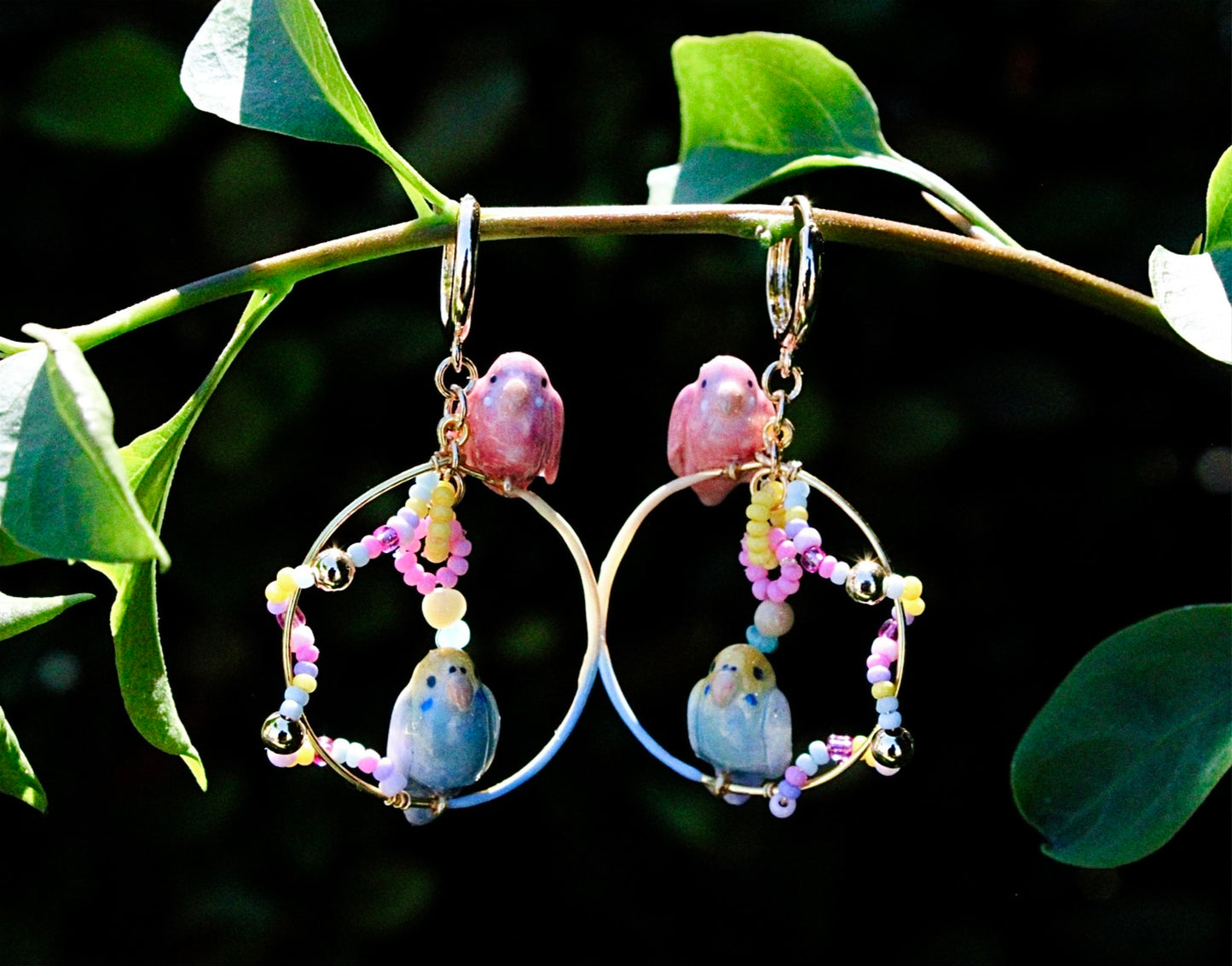 Aretes periquitos