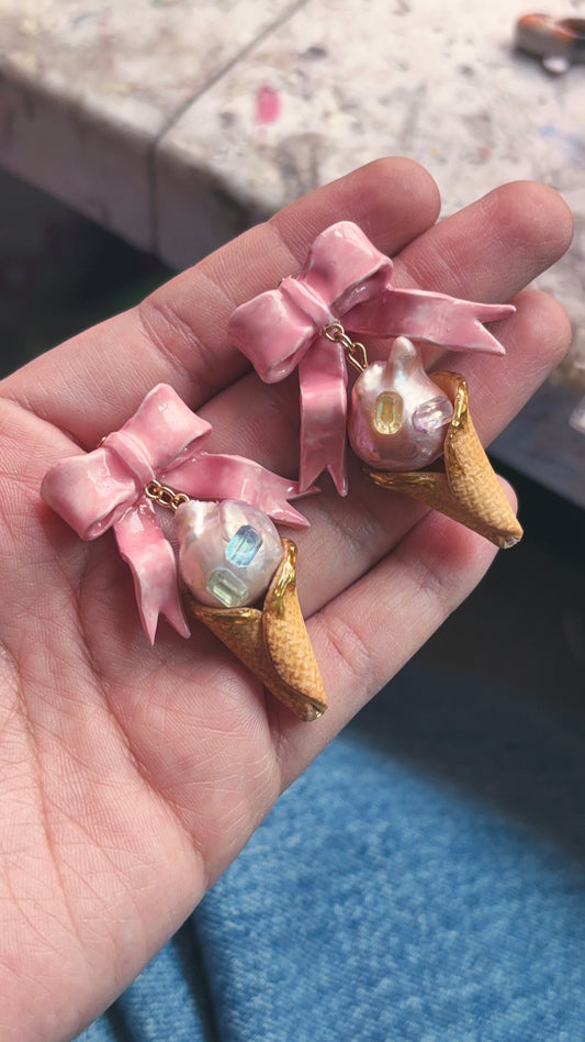 Aretes helado