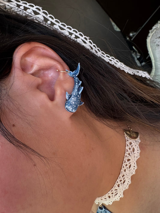 Aretes tiburones