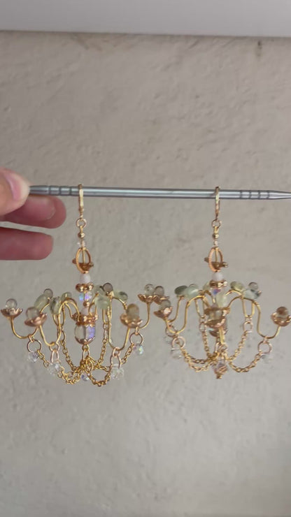 Aretes candelabro